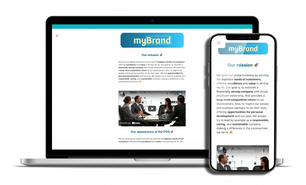 Brandification - Our brand screen