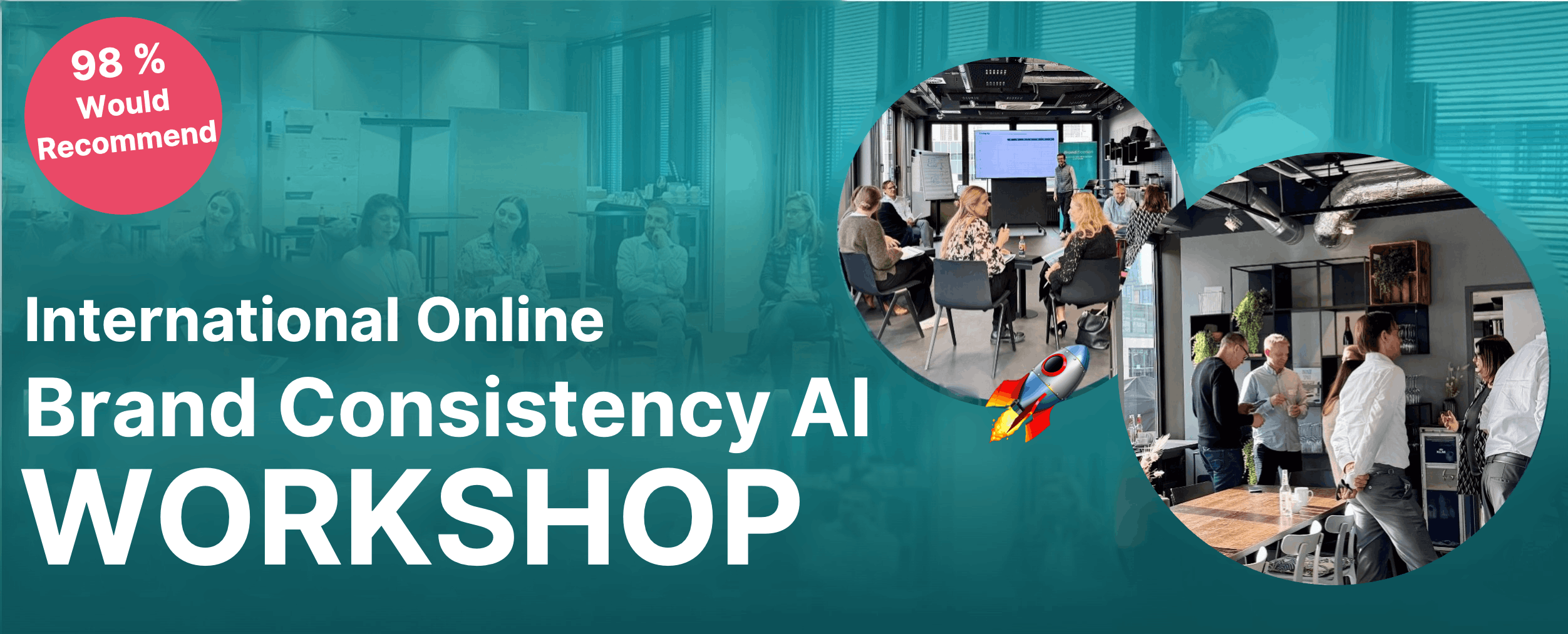 International Online Brand Consistency AI Workshop Banner